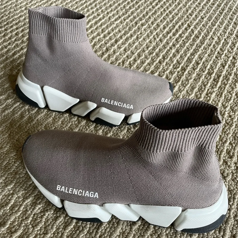 Balenciaga Sock Sneakers in gray. GREAT CONDITION! - Picture 1 of 4